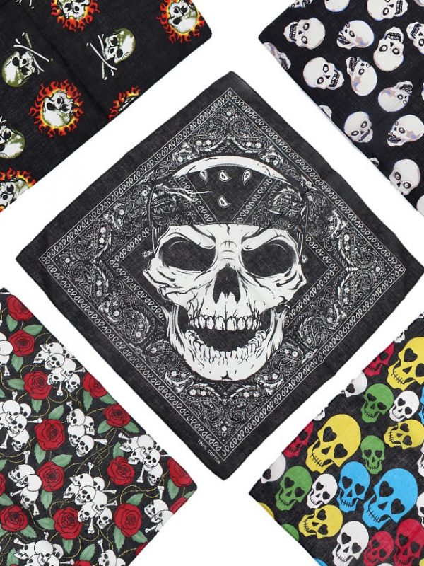 Skull Bandana Pack (12 Piece Mix)