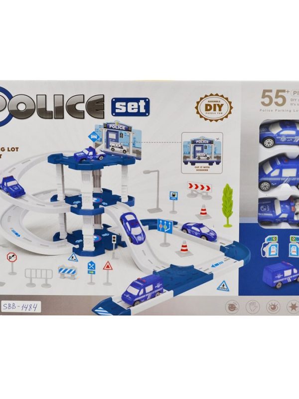 Police Parking Lot Set