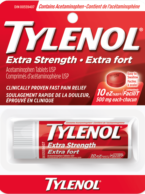 Tylenol Extra EZtabs Tablets 500mg 10ct