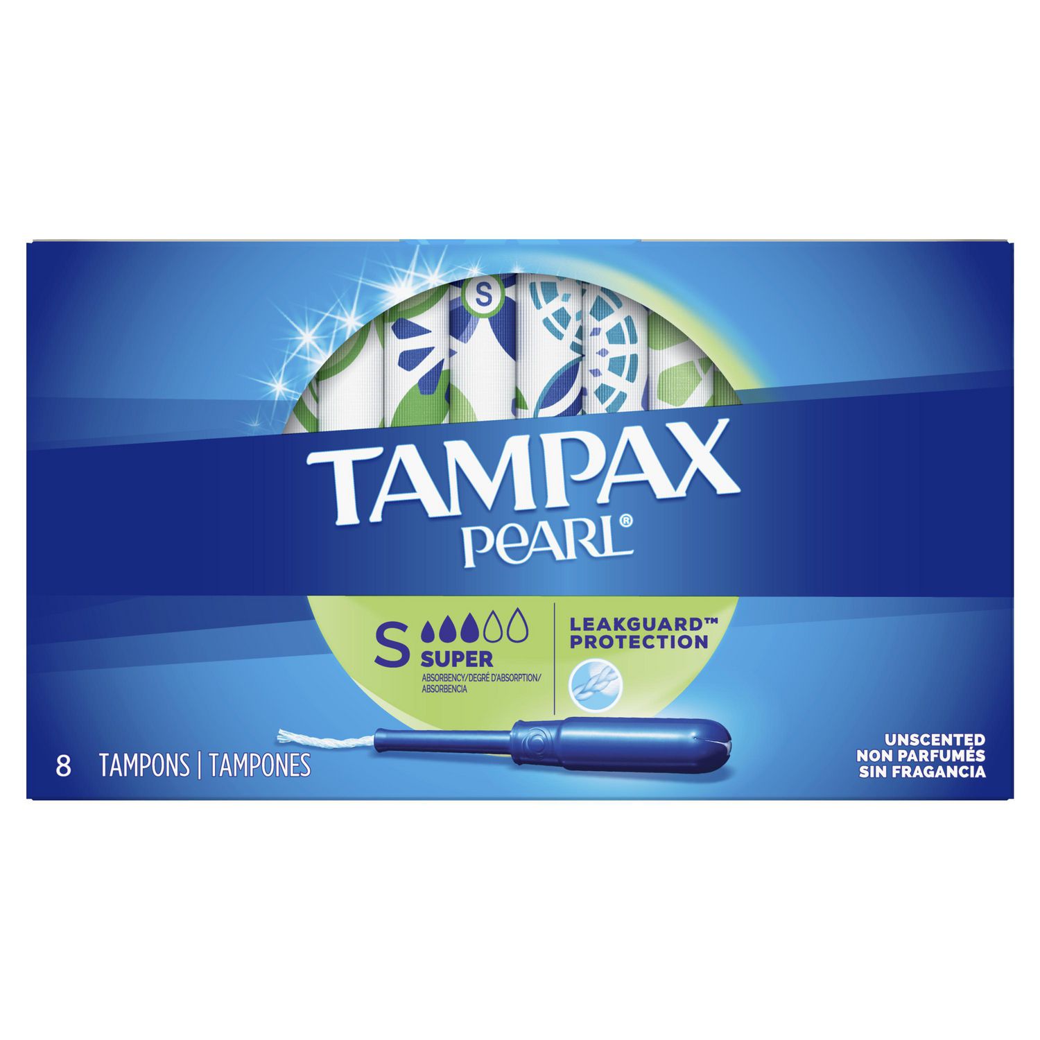 Tampax Pearl Super Absorbency 8ct LUCX Wholesale