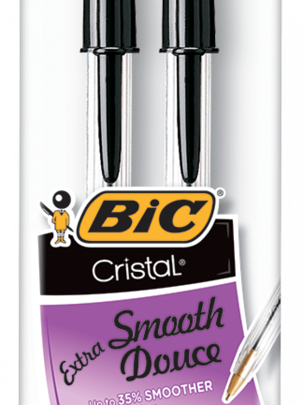 Bic Black Ball Pens 2ct