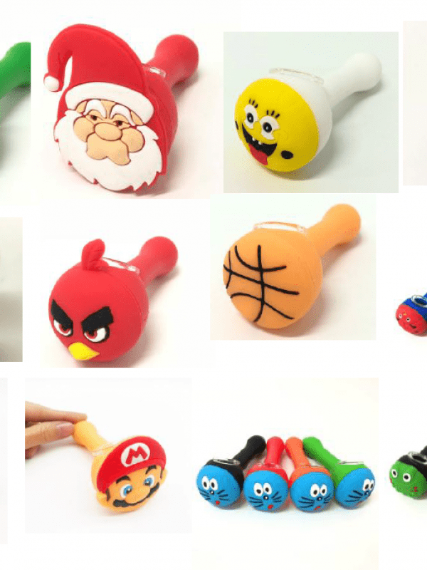 Silicone Cartoon Pipe
