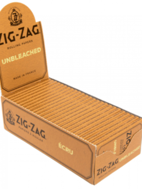 Zig Zag Single Wide Unbleached