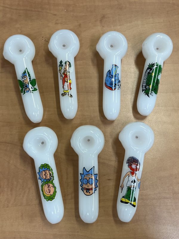 Rick Morty Glass Pipe