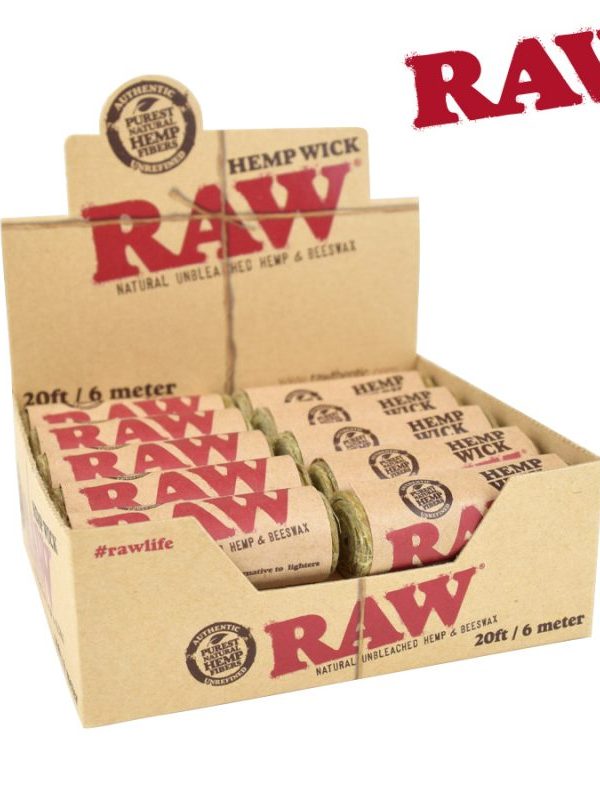 Raw Hemp Wick 20ft