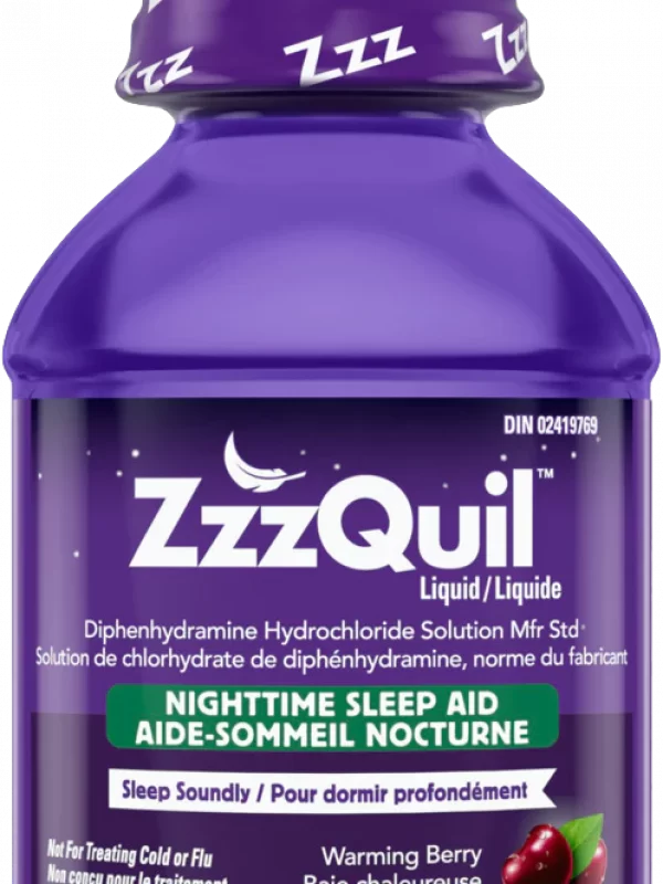 Vicks Zzzquil Nighttime Sleep Aid Warming Berry 177mL