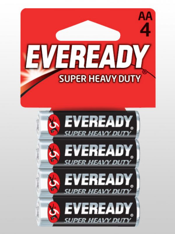 Eveready Super Heavy Duty Carbon Zinc Batteries