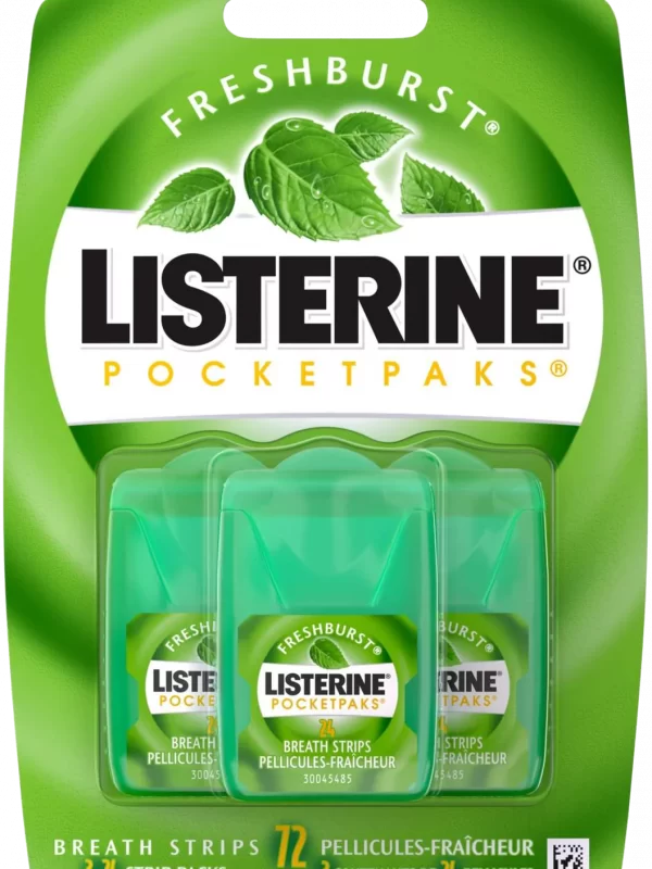 Listerine Pocketpaks Breath Strips 72ct