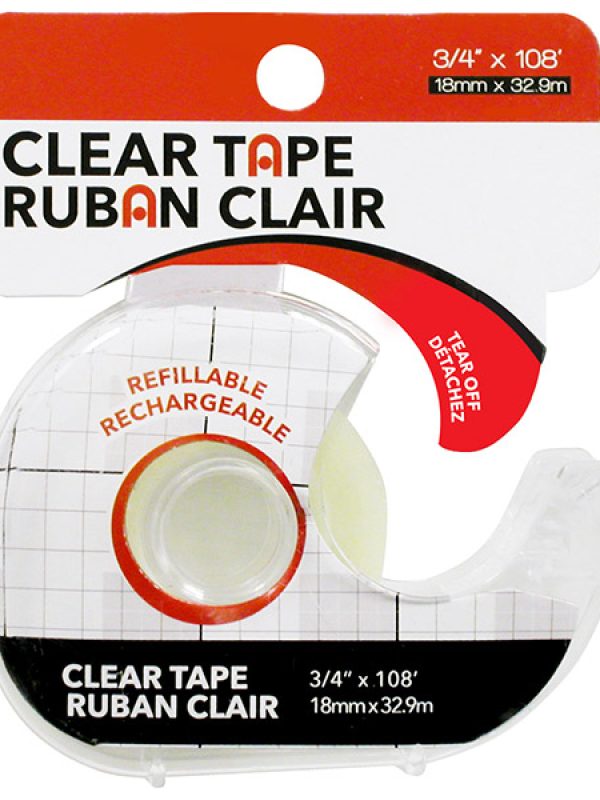 Clear Scotch Tape 3/4″x108′
