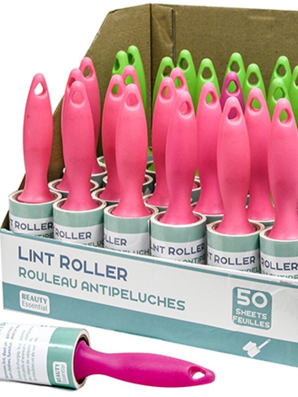 Lint Roller 50Sheets 6×5″ Assorted Colors