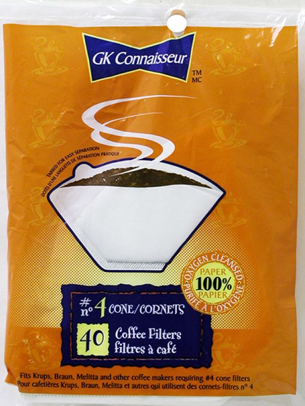 #4 Cone Coffee Filters 40PCS/PK