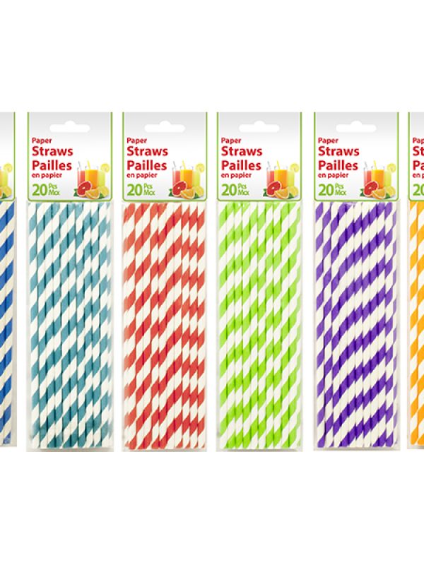 Paper Straws 20Pk