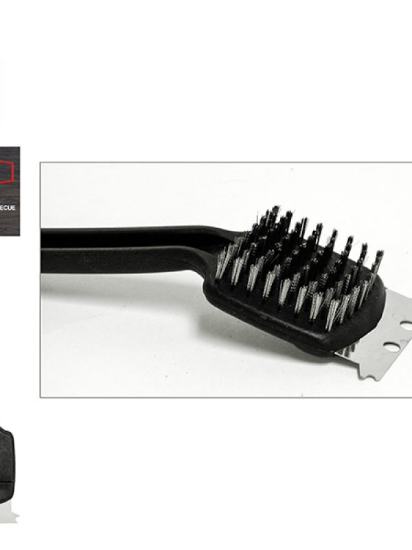 BBQ Brush with Scraper & Grip handle