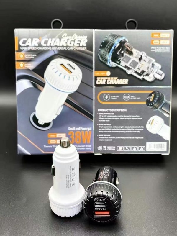 Dual Car USB Box (Type-C/USB)