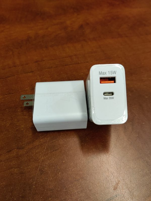 Double AC Fast Charger	(USB and Type-C)