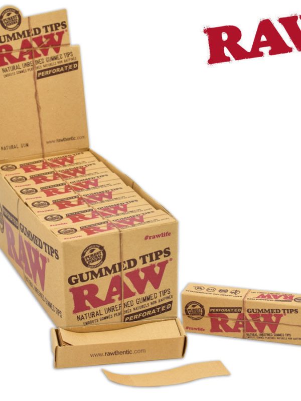 RAW TIPS – GUMMED PERFORATED